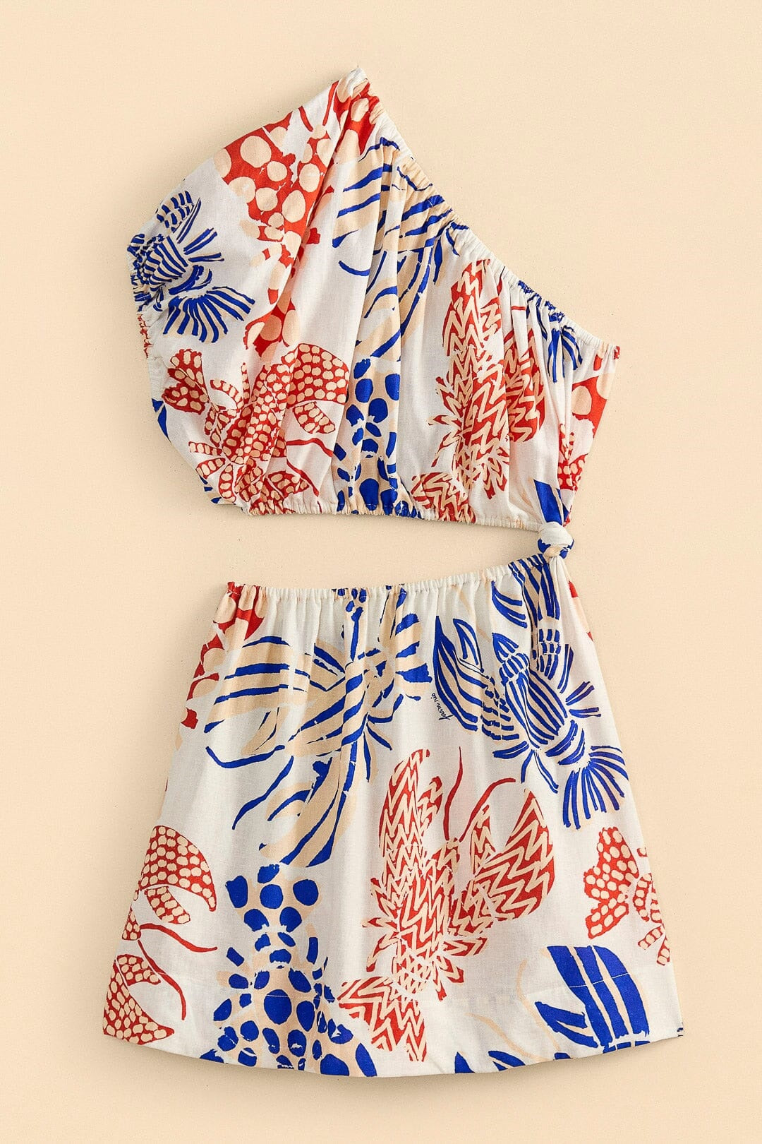 ロブスターワンショルダードレス