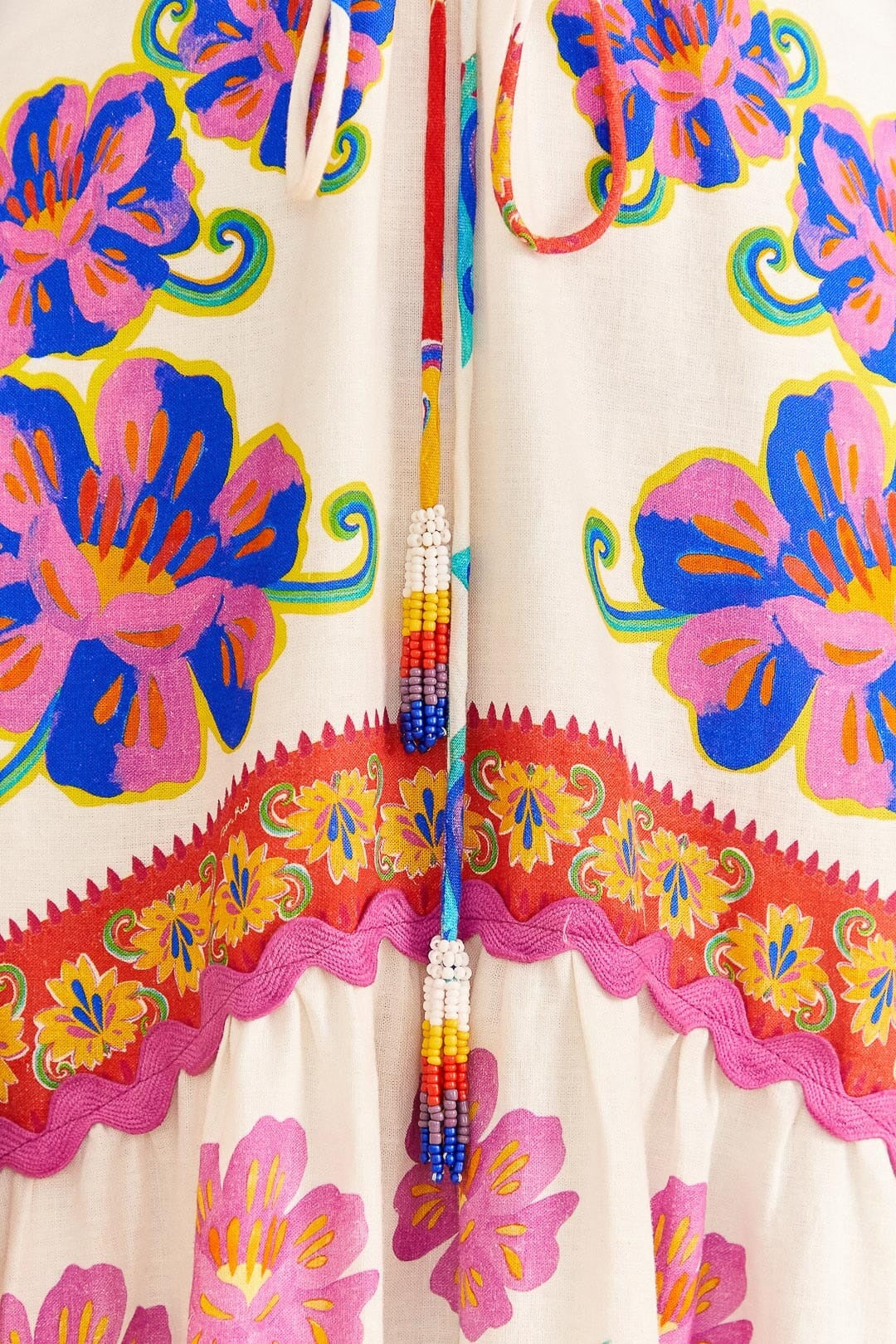 ヴィヴィッドガーデンカフタンドレス