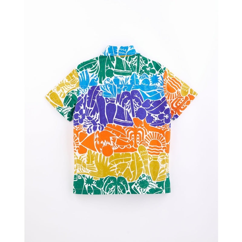 キッズジャガーレインボーシャツ