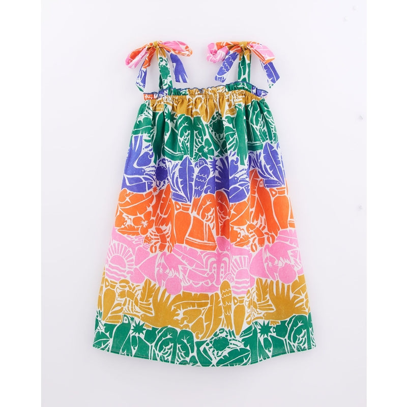 キッズジャガーレインボーワンピース