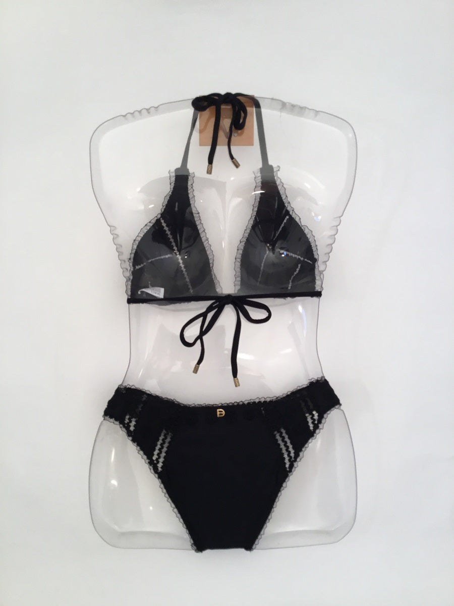 レースブラックホルター