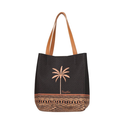 ラタンプリントBAG