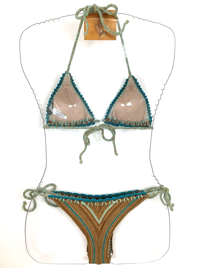 ニットボーダークロシェ