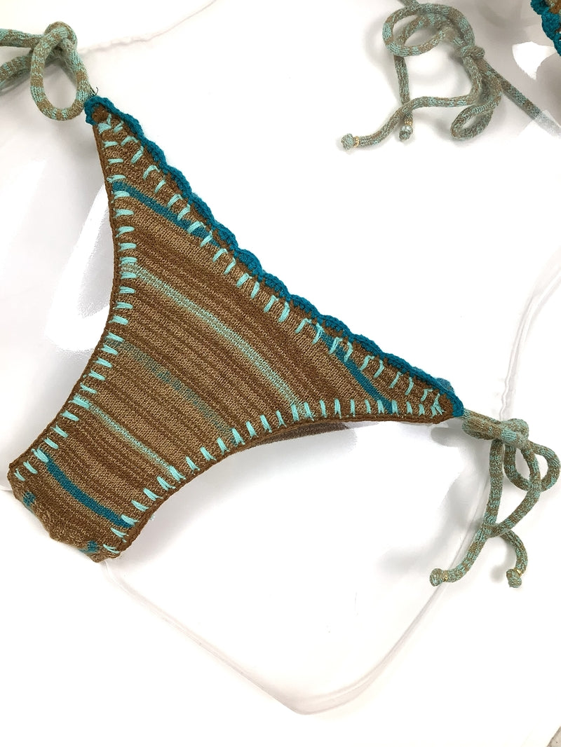 ニットボーダークロシェ