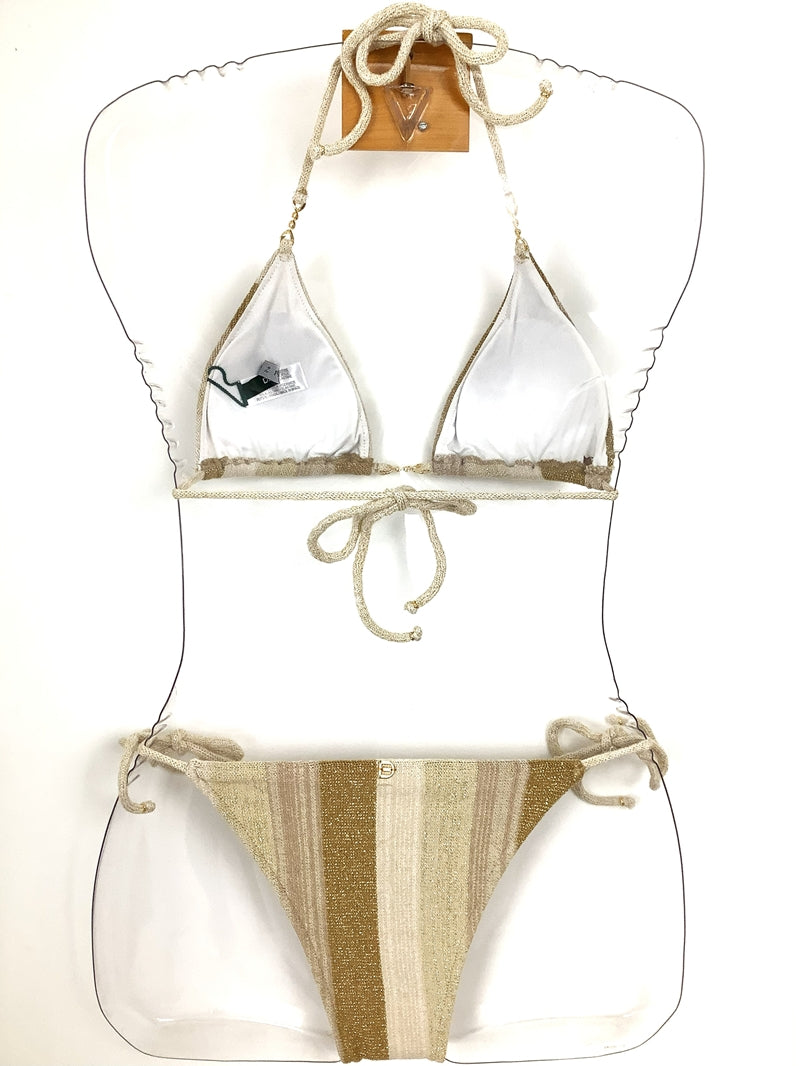 ラメニットボーダートライアングル