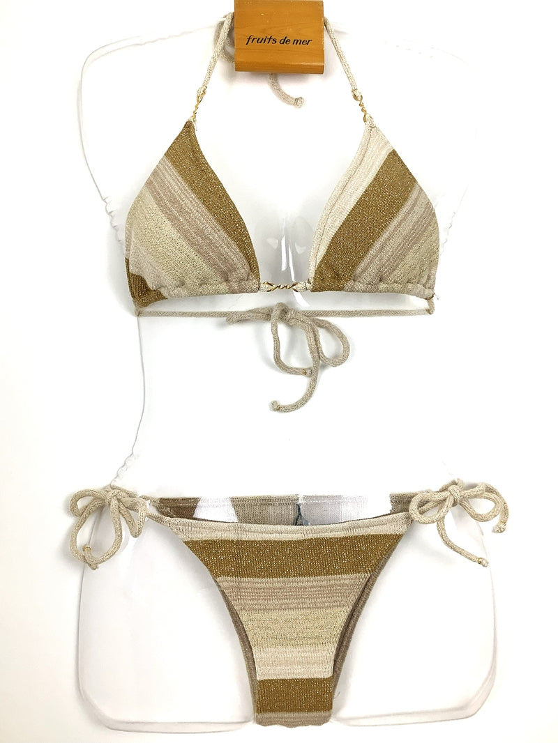 ラメニットボーダートライアングル