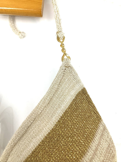 ラメニットボーダートライアングル