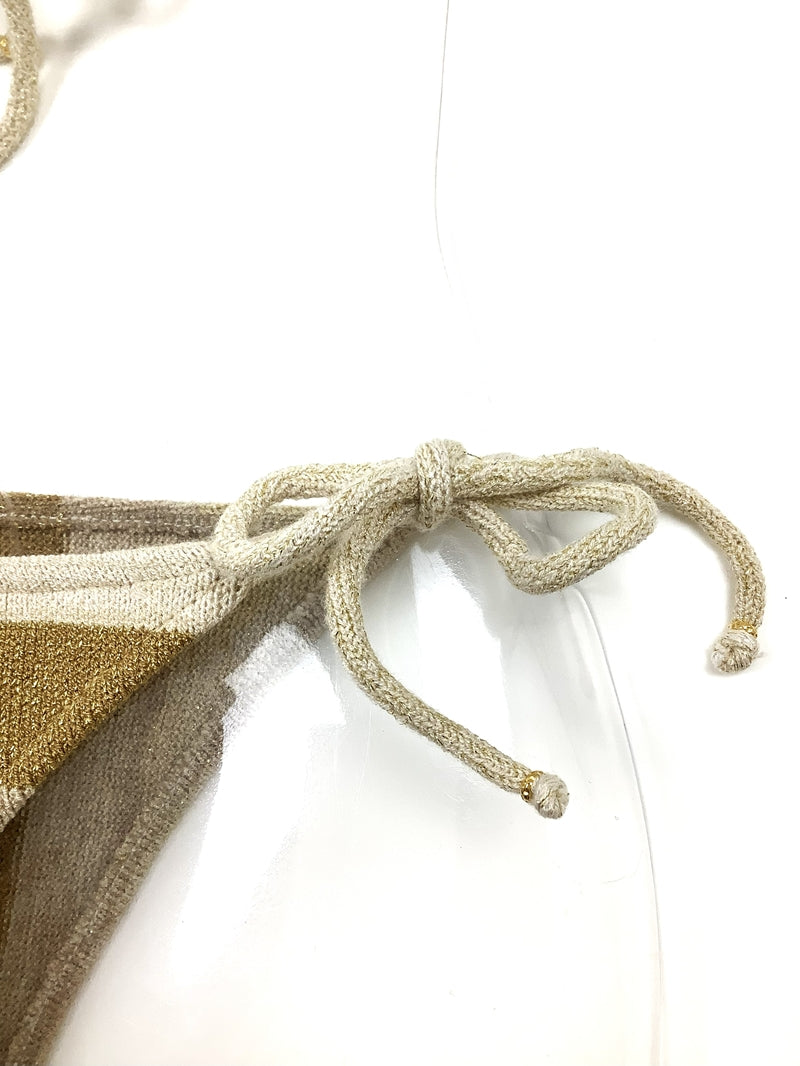 ラメニットボーダートライアングル