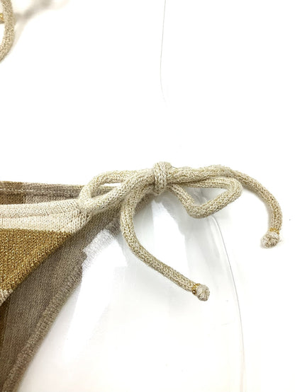 ラメニットボーダートライアングル