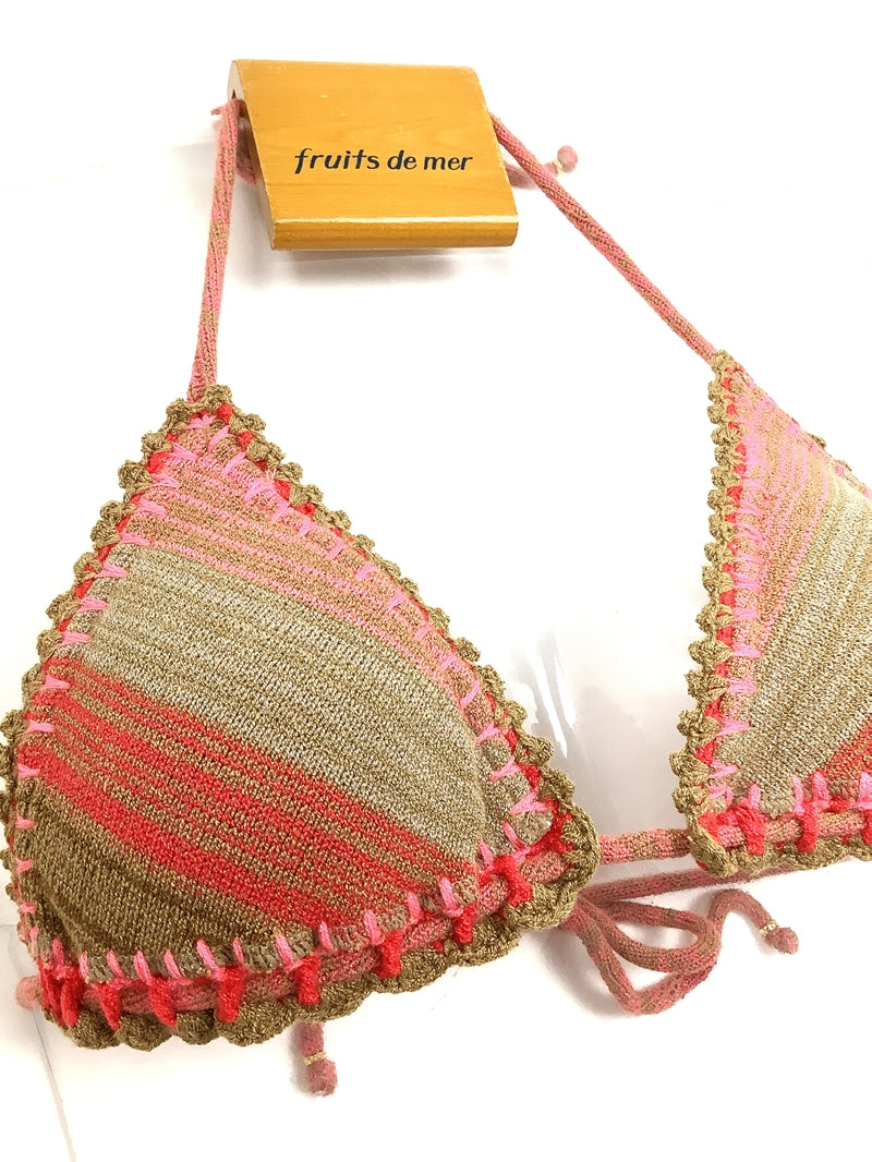 ニットボーダークロシェ