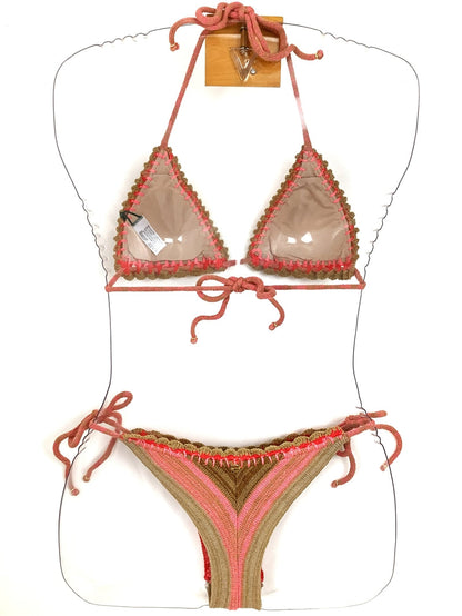 ニットボーダークロシェ