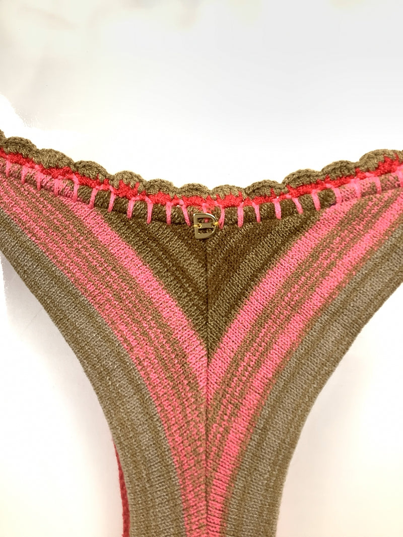 ニットボーダークロシェ