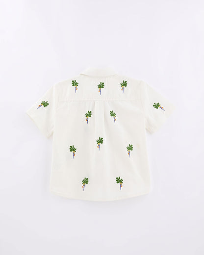 キッズバナナ刺繍シャツ