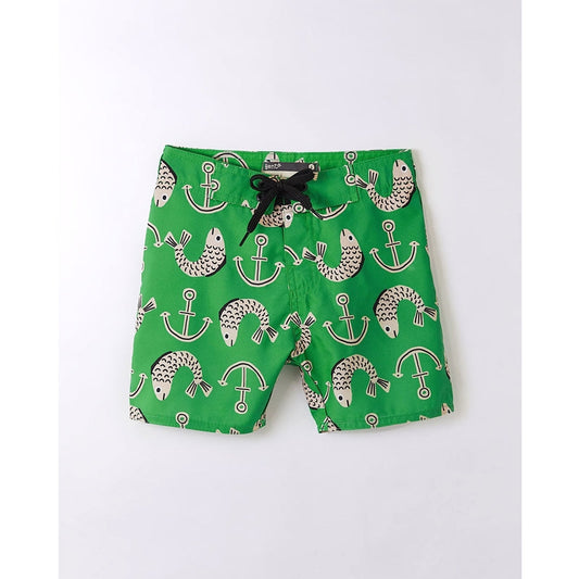 【水陸両用】キッズフィッシュマリンバミューダスイムパンツ