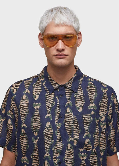 メンズフィッシュシャツ